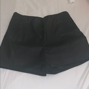 NWOT A’Gaci Synthetic Leather Shorts